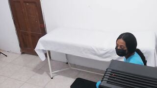 Lustful nurses persuade a patient to have sex in the hospital. Video one